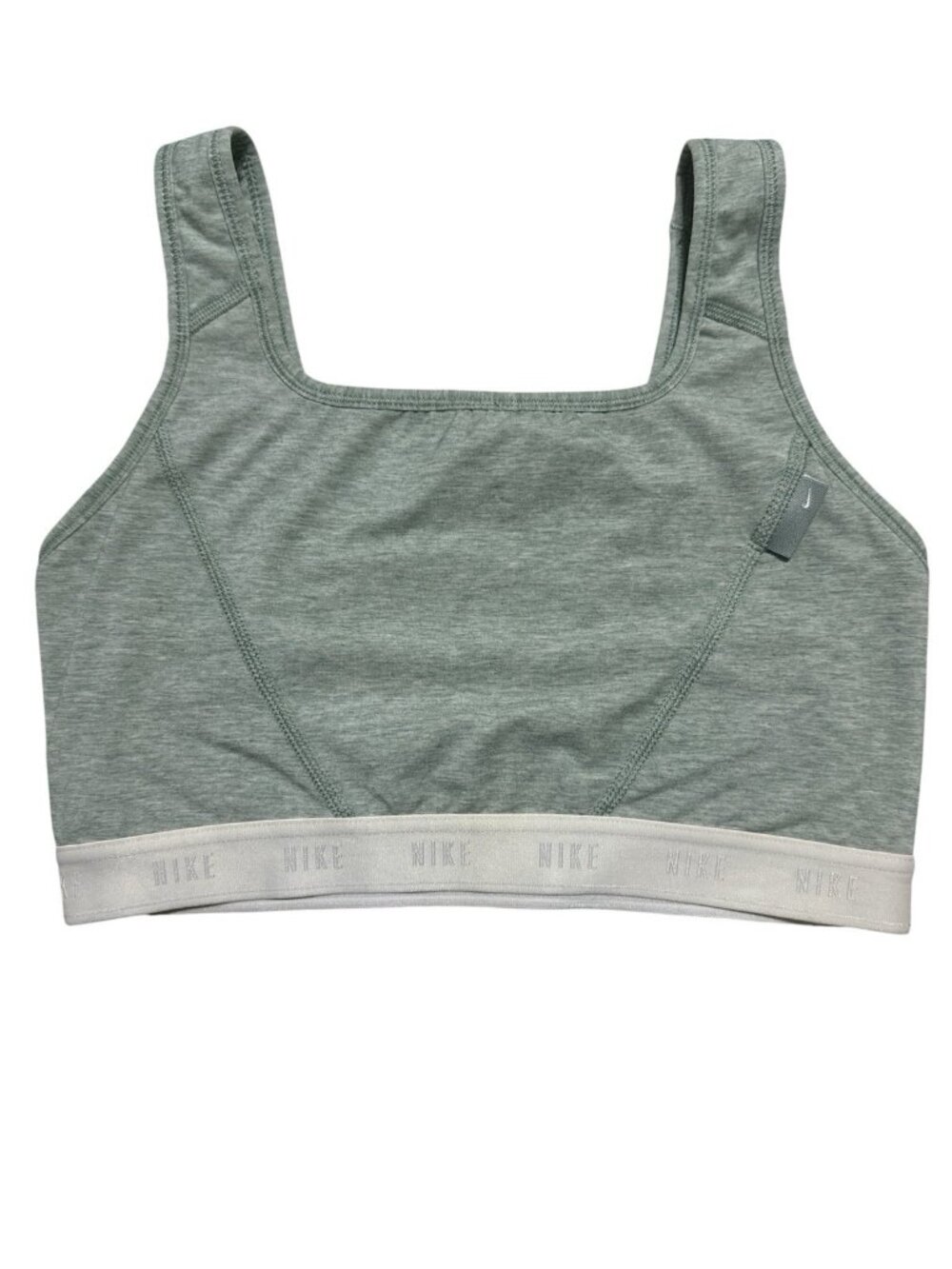 nike indy sports bra size large green soft tee DD1213-357
